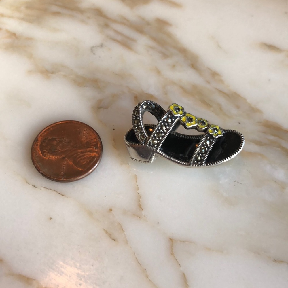 Judith Jack sterling silver sandal pin